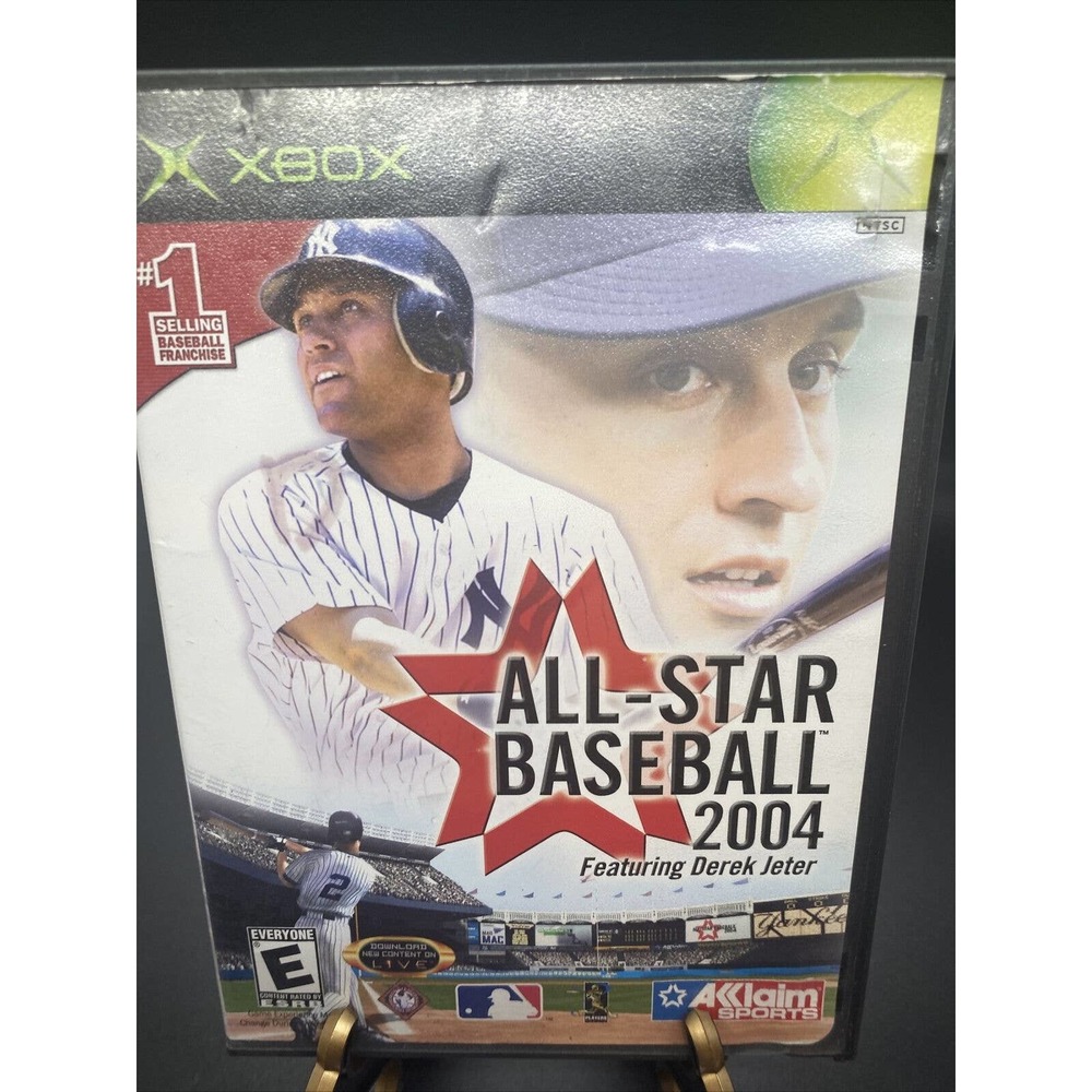 All Star Baseball 2004 Original Xbox Game Derek Jeter Complete